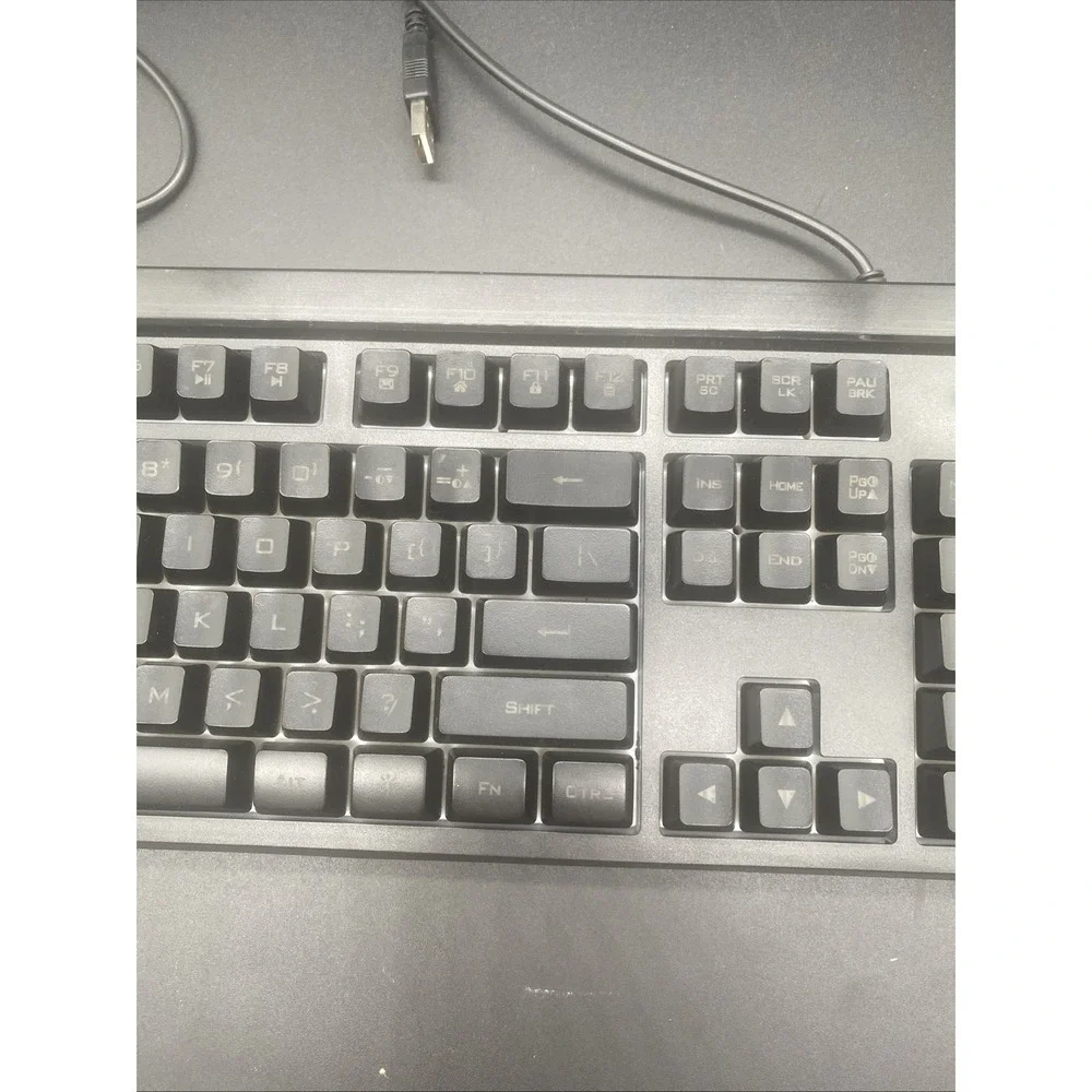 CyberPowerPC NOHI 02 RGB KB-161-104 USB Wired Gaming Keyboard - N/A - No Box